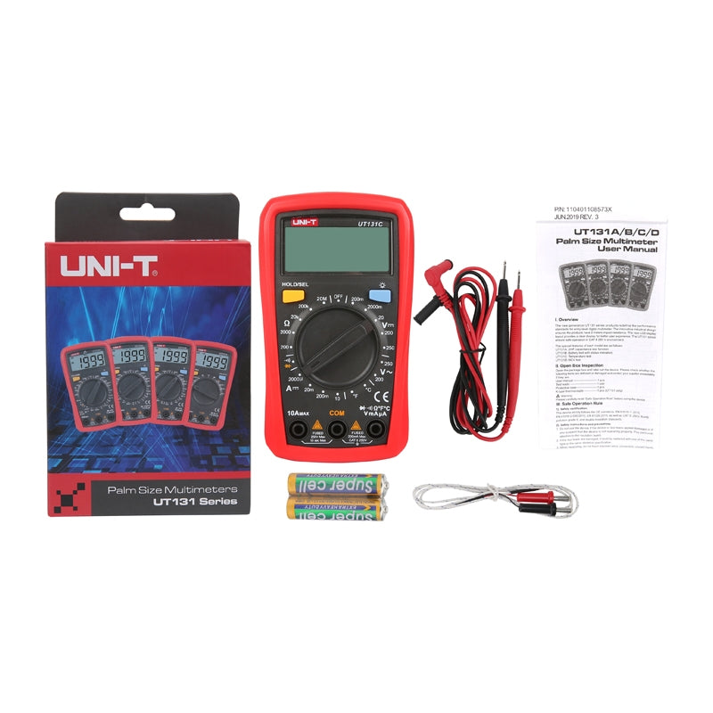 Uni-T Palm-Sized UT131C Digital Multimeter - Image 2