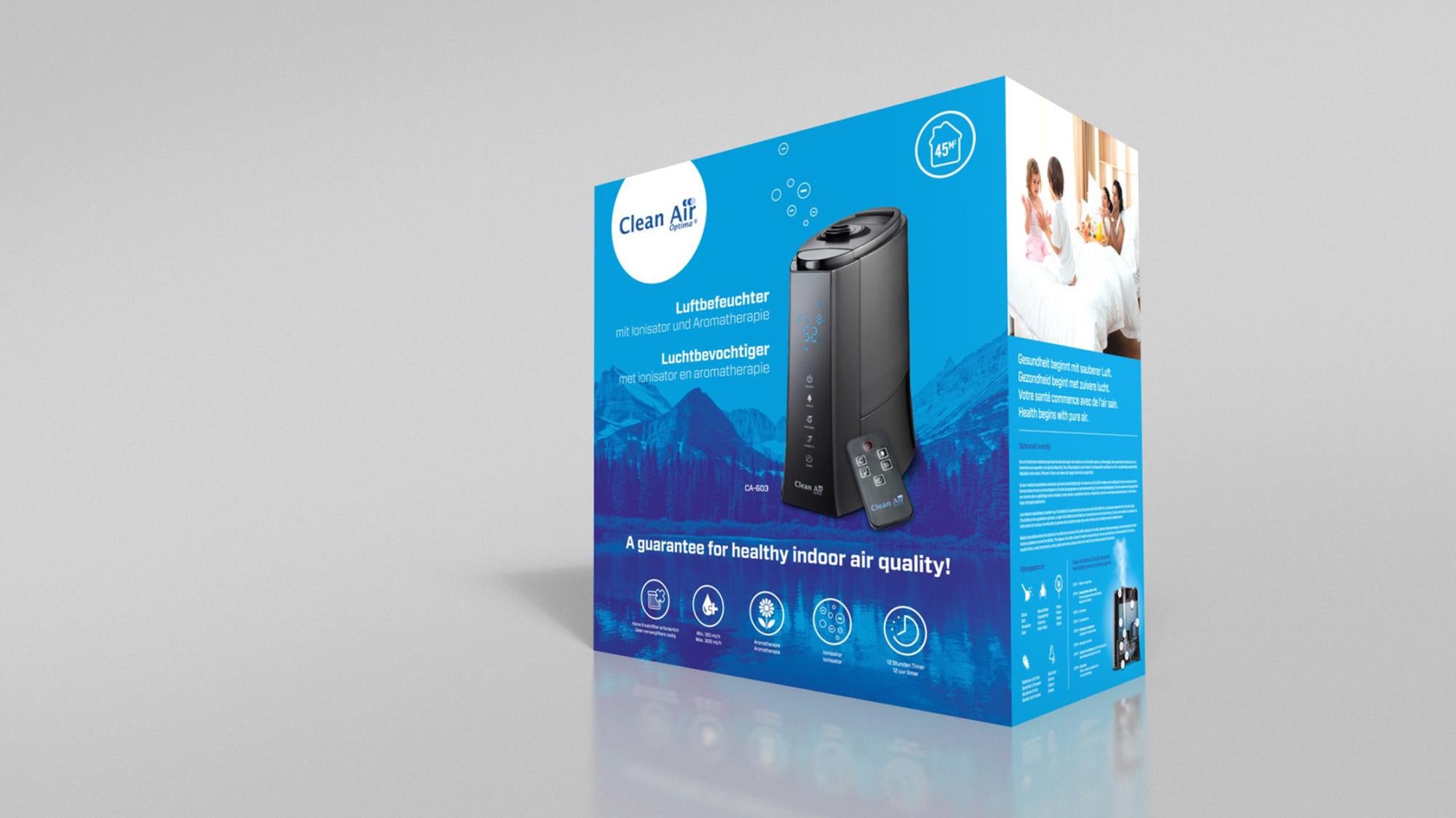 HUMIDIFIER WITH IONIZER/CA-603 CLEAN AIR OPTIMA