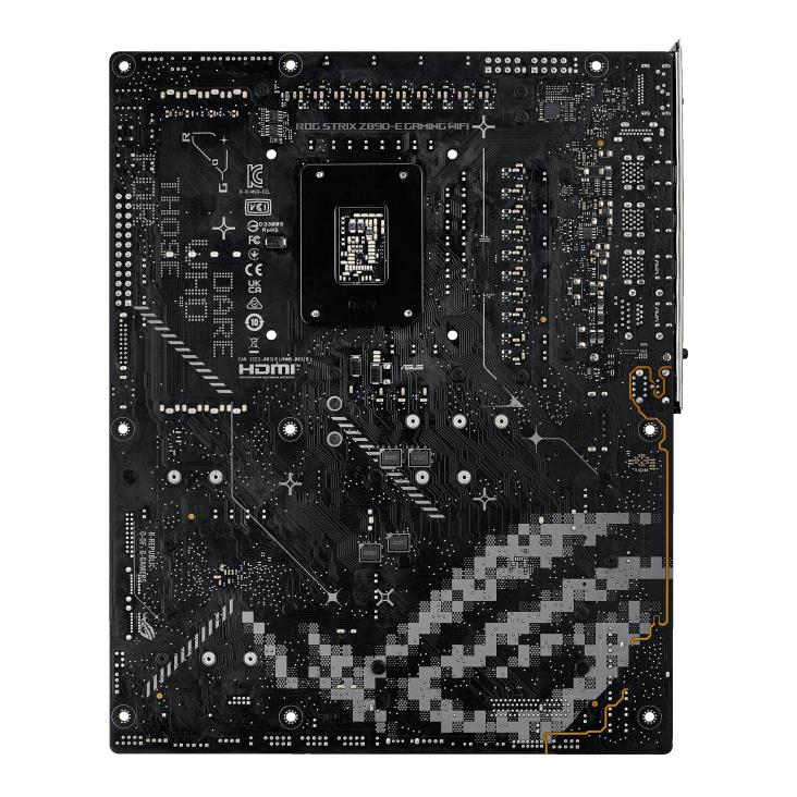 Mainboard ASUS Intel Z890 LGA1851 ATX Memory DDR5 Memory slots 4 1xPCI-Express 4.0 16x 1xPCI-Express 5.0 16x 7xM.2 1xHDMI 1xDisplayPort 1xAudio-In 1xAudio-Out 3xUSB 3.0 7xUSB 3.1 2xUSB-C 2xUSB-C w/Thunderbolt 1xOptical S/PDIF 1xRJ45 ROGSTRIXZ890-EGAMWIFI