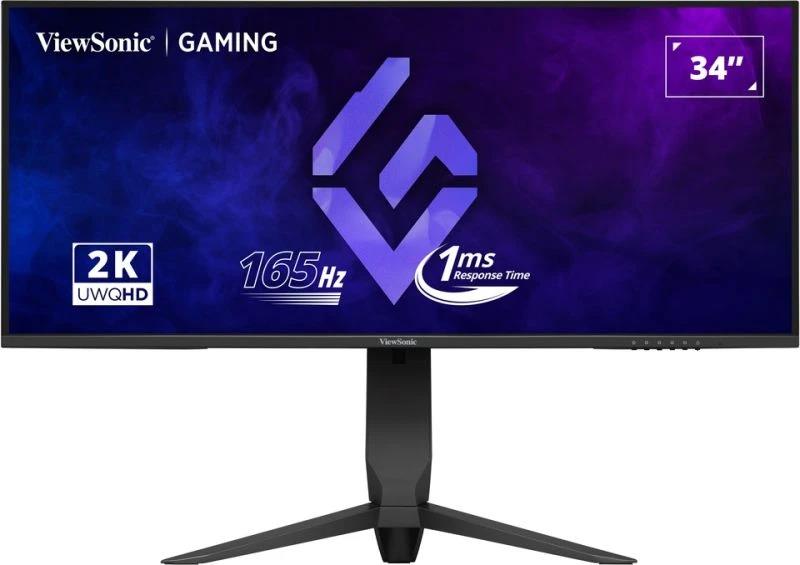 LCD Monitor VIEWSONIC 34" Gaming/21 : 9 Panel VA 3440x1440 21:9 165 Hz Matte 1 ms Swivel Height adjustable Tilt Colour Black VX3480-2K-PRO