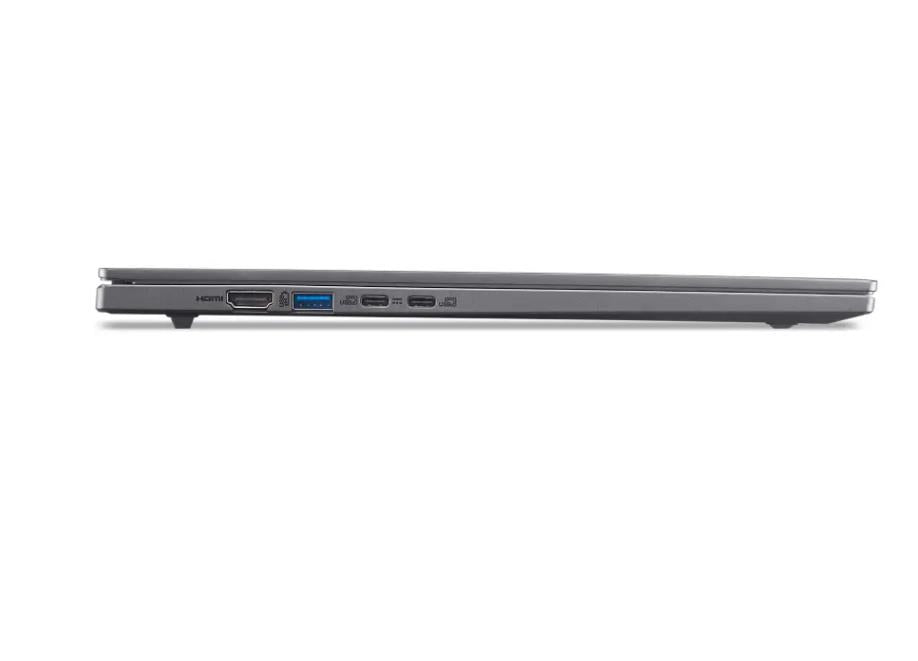Notebook ACER Aspire Aspire 16 AI A16-11M-X4X3 CPU Qualcomm Snapdragon X X1-26-100 3000 MHz 16" 1920x1200 RAM 16GB LPDDR5x SSD 512GB Qualcomm Adreno GPU Integrated ENG Card Reader microSD Windows 11 Home Steel Grey 1.55 kg NX.JLNEL.001
