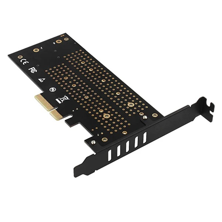 AXAGON PCIe NVMe with SATA M.2 adapter | PCEM2-DC