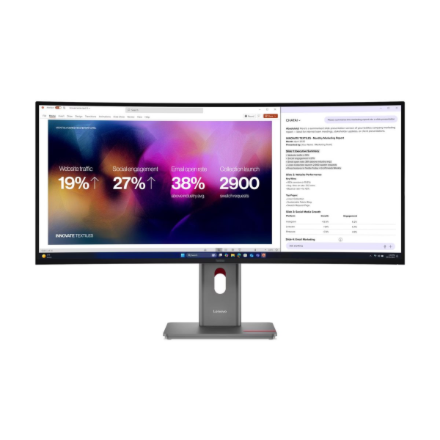 Lenovo | ThinkVision P40WD-40 | 39.7 " | IPS | WUHD | 21:9 | 120 Hz | 4ms GtG (Extreme mode) / 6ms GtG (Typical mode) ms