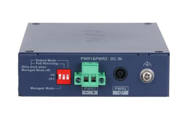 Switch DAHUA CHS4206-4ET-90 Switch type Managed Switch layer L2 Form factor Desktop 4xRJ-45 ports RJ-45 Ports Type Fast Ethernet (10/100) 4xFast Ethernet (copper) ports quantity Power over Ethernet (PoE) Yes Total Power over Ethernet (PoE) budget 90 W