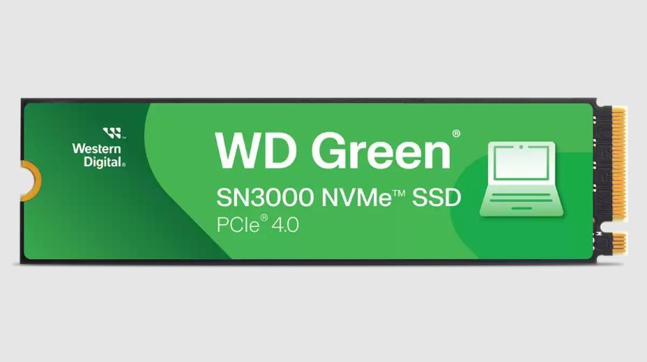 SSD WESTERN DIGITAL Green 1TB M.2 PCIe Gen4 NVMe Write speed 4200 MBytes/sec Read speed 5000 MBytes/sec 2.3mm TBW 150 TB WDS100T4G0E