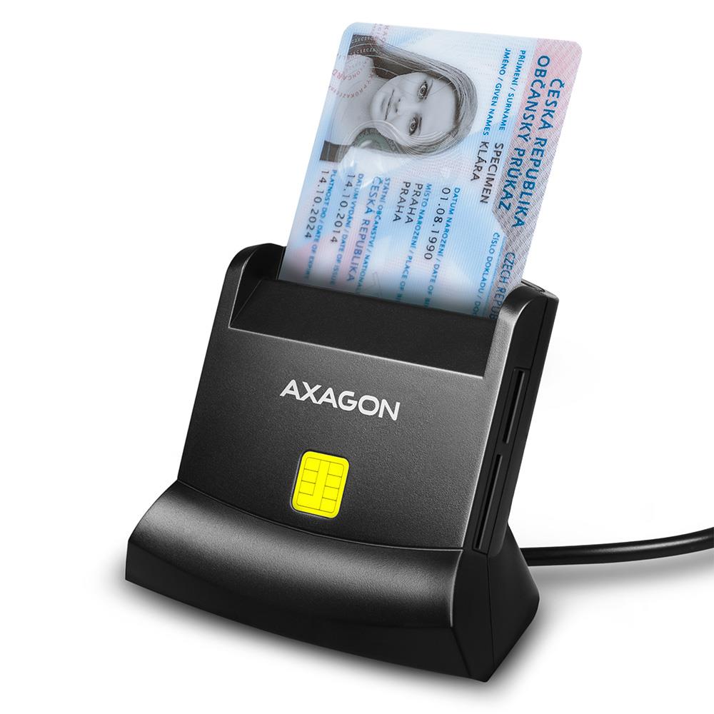 CARD READER STAND SMARTCARD/USB2.0 CRE-SM2 AXAGON