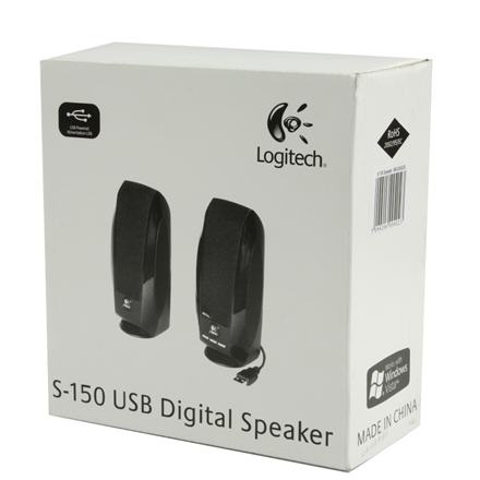Logitech | LGT-S150 | Black | 2.0 Stereo Speakers