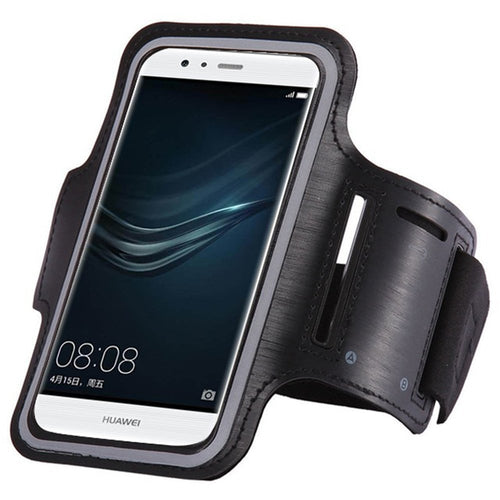 Universal Running Armband for 6" Smartphones black — Hurtel