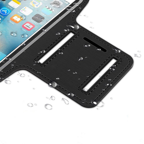 Universal Running Armband for 6" Smartphones black — Hurtel