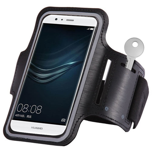Universal Running Armband for 6" Smartphones black — Hurtel