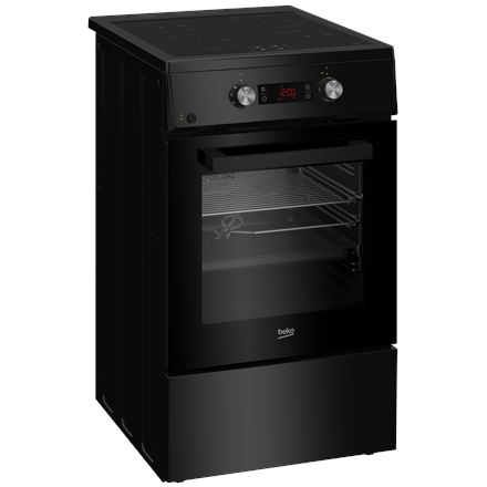 BEKO Cooker | FSM59305BDT | Hob type Induction | Oven type Electric | Black | Width 50 cm | Depth 60 cm | Grilling | Ene