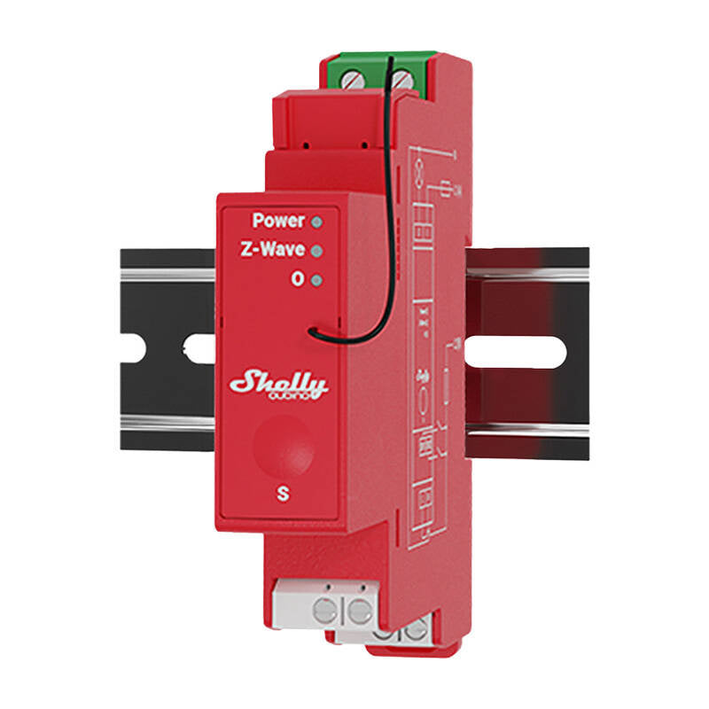 Shelly Qubino Pro 1PM DIN rail Relay, 1-channel, Z-Wave (Power measurement) - Product Image 2