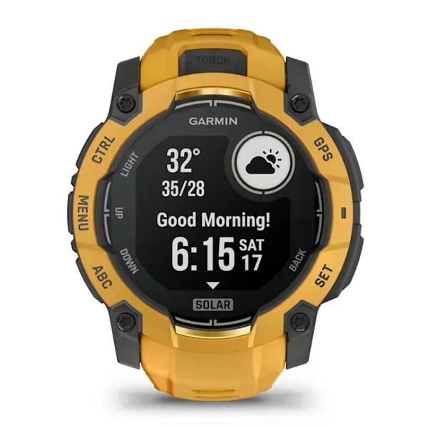 SMARTWATCH INSTINCT 3 SOLAR/SUNBURST 010-02935-02 GARMIN