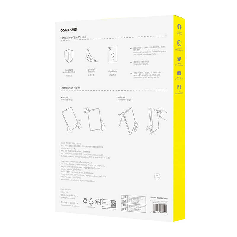 Etui ochronne Baseus Simple Pad (2017/2018) 9.7" (przeźroczyste) - Product Image 6