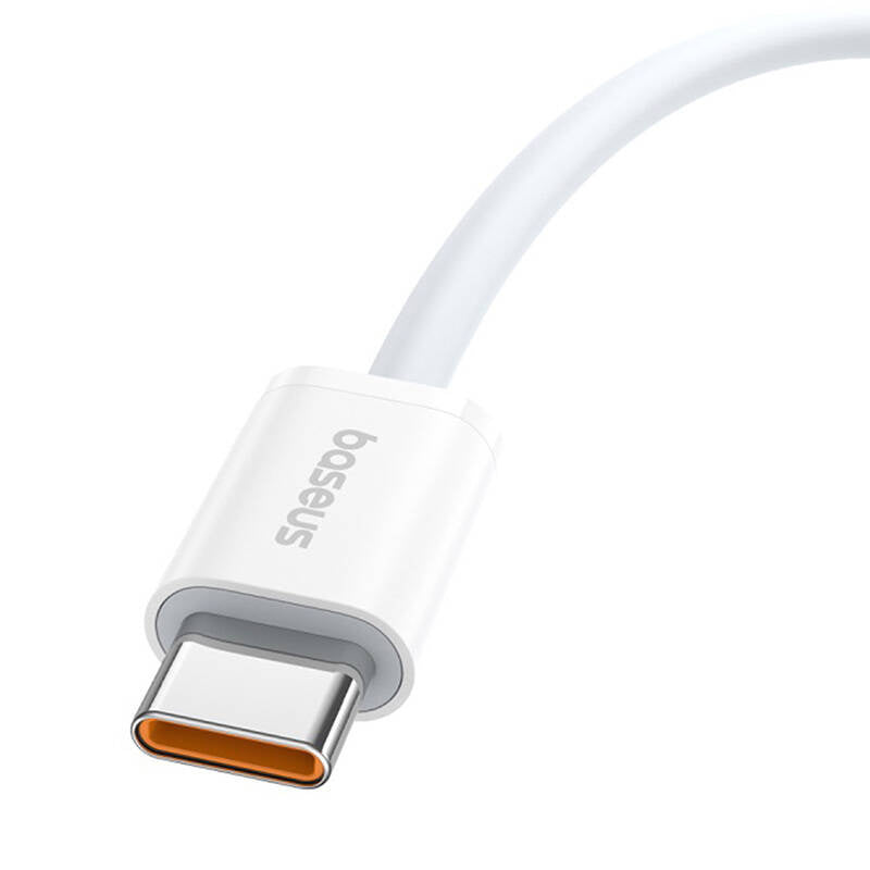 Kabel szybkiego ładowania USB-C do USB-C Baseus Superior 2 100W 1m (biały) - Product Image 6