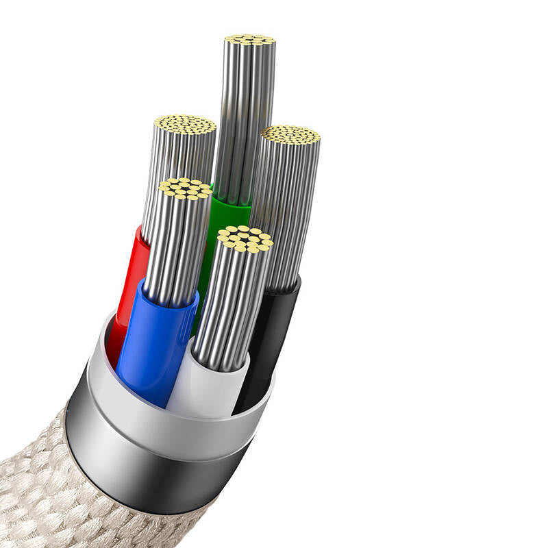 Kabel USB-C do iP Baseus Crystal Shine,  20W, 2m (różowy) - Product Image 6