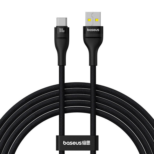 Charging Cable Baseus Flash 2 USB to USB-C 100W, 2m (black) - Product Image 1