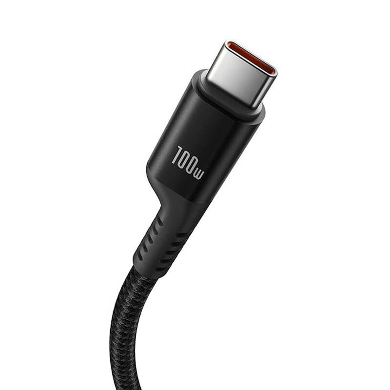 Fast Charging Cable USB-C to USB-C Baseus Fish-Eye 100W, 1m (black) - Product Image 3