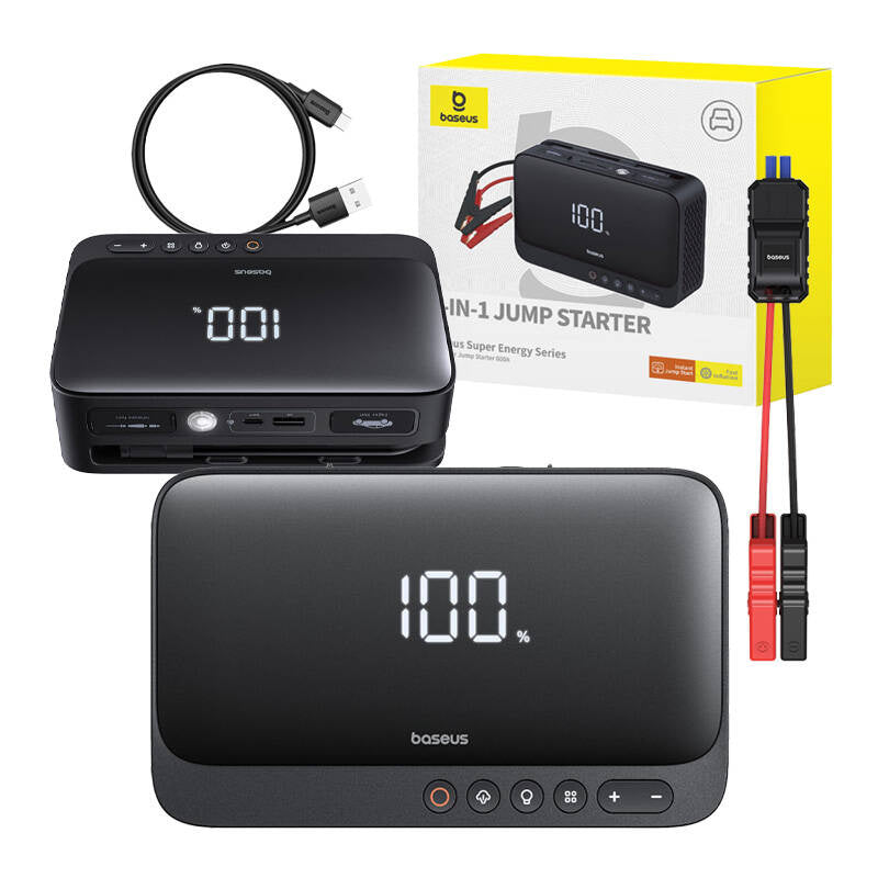Powerbank/Car Jump Starter Baseus Super Energy, 600A (black) - Product Image 9