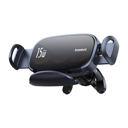 Car holder with inductive charger Baseus LightChaser (Black) - Product Image 4