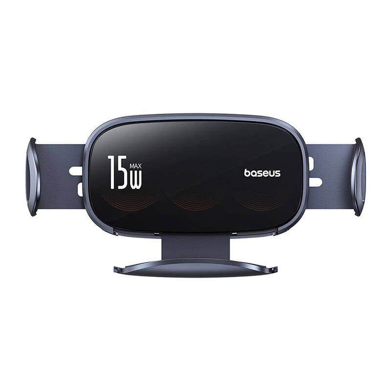 Car holder with inductive charger Baseus LightChaser (Black) - Product Image 1