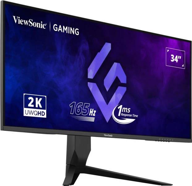 LCD Monitor VIEWSONIC 34" Gaming/21 : 9 Panel VA 3440x1440 21:9 165 Hz Matte 1 ms Swivel Height adjustable Tilt Colour Black VX3480-2K-PRO