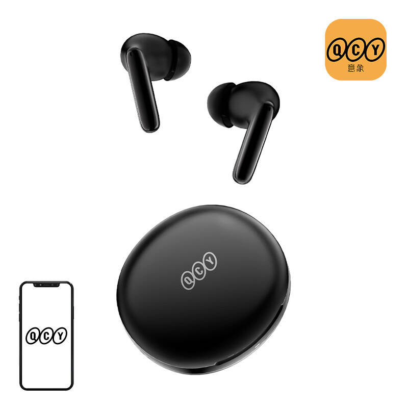 EarphonesTWS QCY T13 ANC2, ANC (black) - Image 1