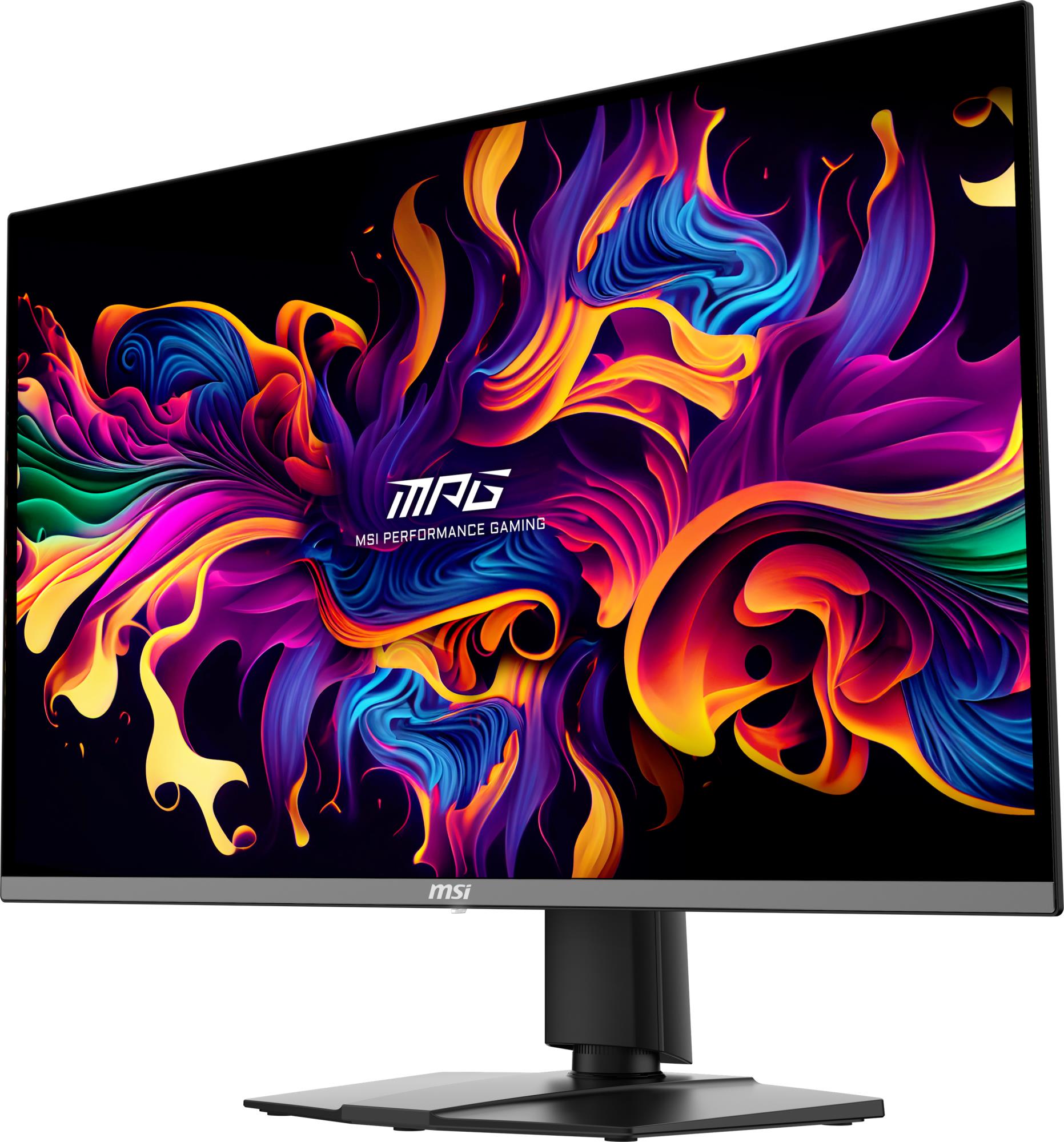 Monitor MSI 31.5" Gaming/4K Panel QD-OLED 3840x2160 16:9 Matte 0.03 ms Swivel Pivot Height adjustable Tilt Colour Black MPG321URXQD-OLED