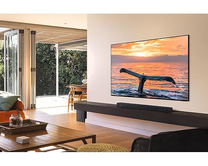 TV Set SAMSUNG 75" 4K/Smart QLED 3840x2160 Wireless LAN Bluetooth Tizen Black QE75QN95DATXXH