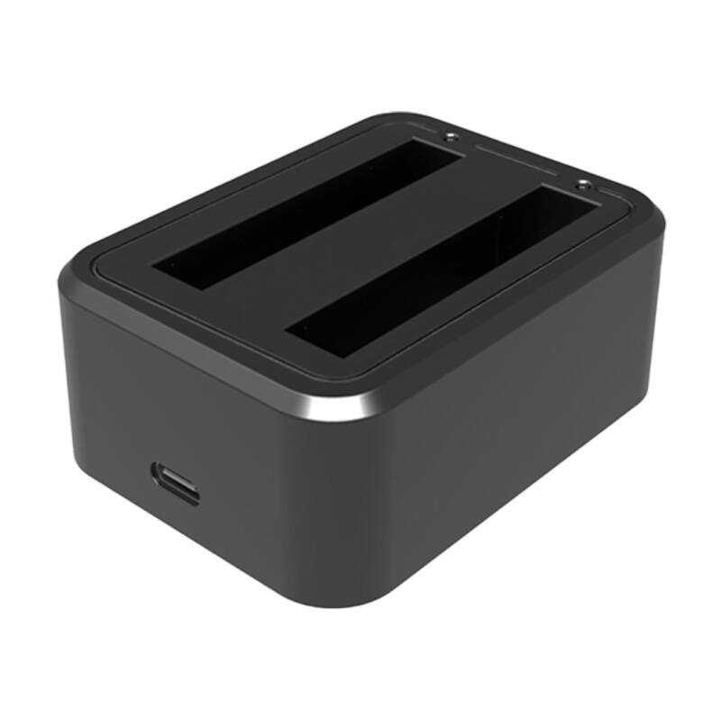USB Dual Batteries Charger PULUZ For Insta360 X3 - Image 1