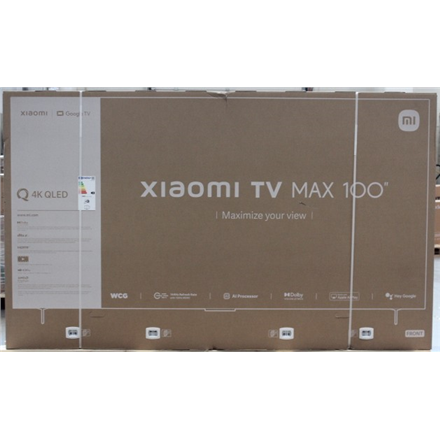 SALE OUT. Xiaomi TV Max 2025 100" (3840 × 2160) | Xiaomi | TV | Max 2025 | 100 | Smart TV | Google TV | UHD | Grey | DAM