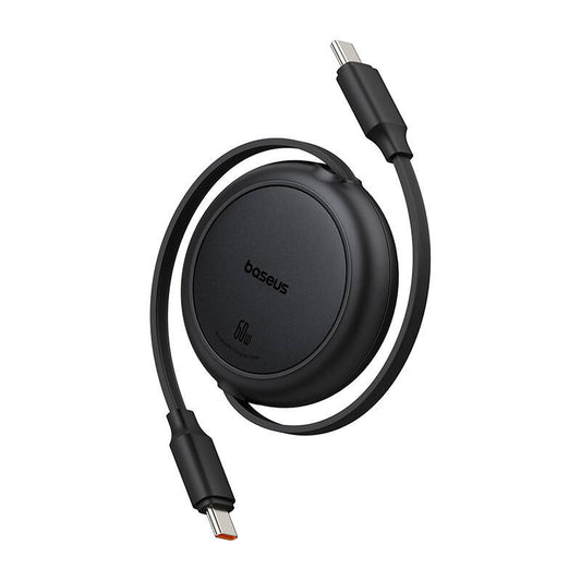 Baseus Free2Pull Mini USB-C to USB-C USB cable, 60W, 1, (black) - Product Image 1