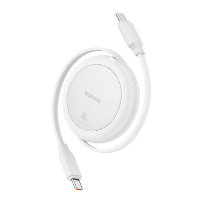 Baseus Free2Pull Mini USB-C to USB-C USB cable, 60W, 1, (white) - Product Image 1