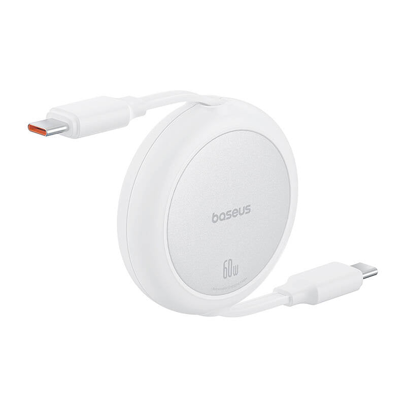 Baseus Free2Pull Mini USB-C to USB-C USB cable, 60W, 1, (white) - Product Image 3