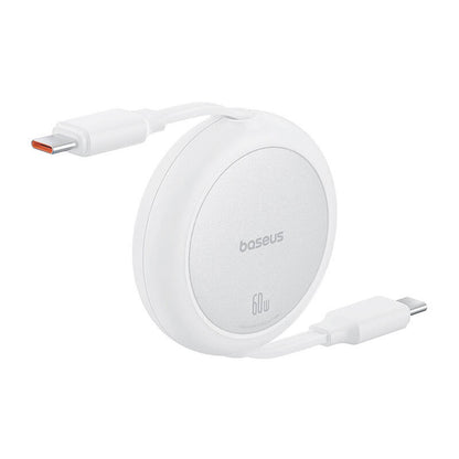Baseus Free2Pull Mini USB-C to USB-C USB cable, 60W, 1, (white) - Product Image 3