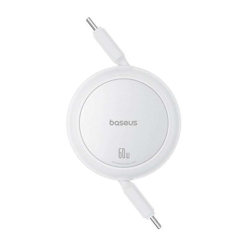 Baseus Free2Pull Mini USB-C to USB-C USB cable, 60W, 1, (white) - Product Image 2