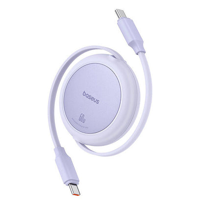 Baseus Free2Pull Mini USB-C to USB-C 60W USB cable, 1m (purple) - Product Image 1
