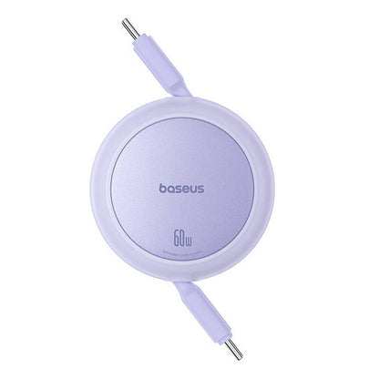 Baseus Free2Pull Mini USB-C to USB-C 60W USB cable, 1m (purple) - Product Image 2
