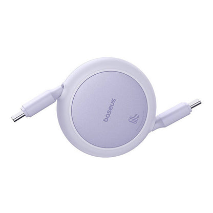 Baseus Free2Pull Mini USB-C to USB-C 60W USB cable, 1m (purple) - Product Image 3