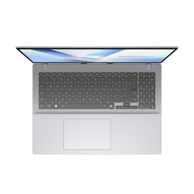 Notebook ASUS VivoBook Series M1607KA-MB024W CPU Ryzen AI 5 340 2000 MHz 16" 1920x1080 RAM 16GB DDR5 SSD 512GB AMD Radeon Graphics Integrated ENG Windows 11 Home Silver 1.88 kg 90NB15F2-M001L0