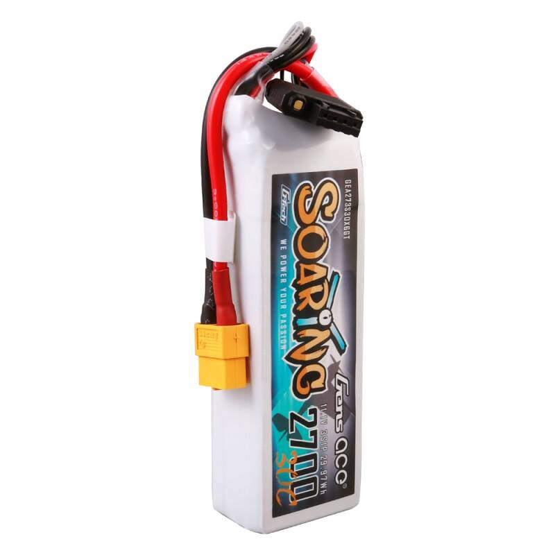 Gens ace G-Tech Soaring 2700mAh 11.1V 30C 3S1P LiPo Battery - Product Image 3