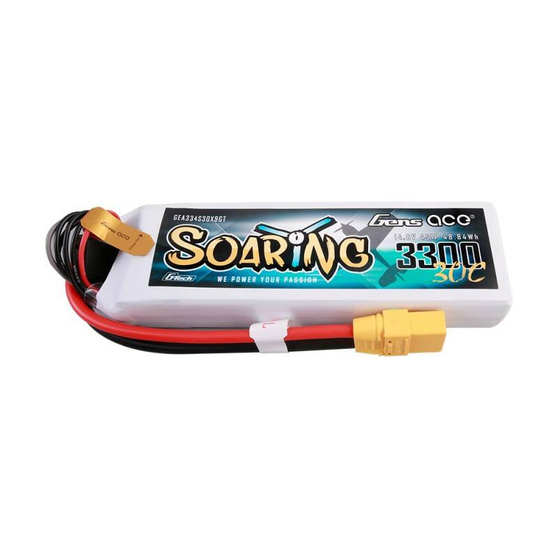 Gens ace G-Tech Soaring 3300mAh 14.8V 30C 4S1P Lipo Battery - Product Image 3