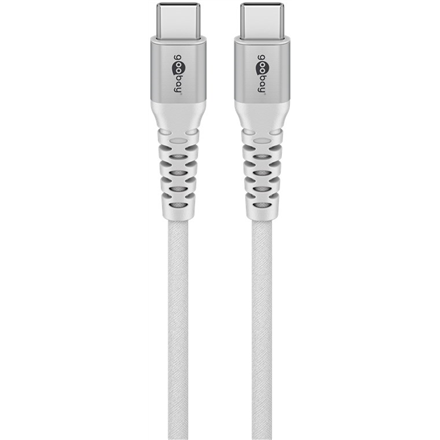 Goobay | USB-C Supersoft Textile Cable with Metal Plugs | 70194