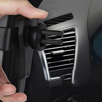 Car Holder H01 Black gravity car holder for the ventilation grille — Hurtel