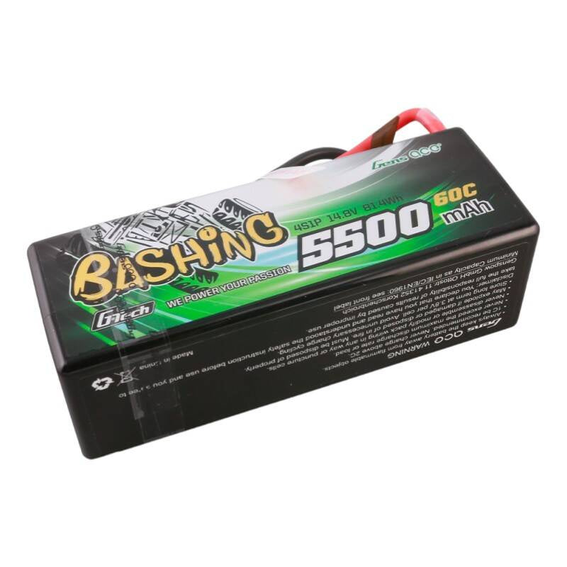 Gens ace G-Tech 5500mAh 4S1P 14.8V 60C HardCase RC car Lipo Battery - Product Image 2