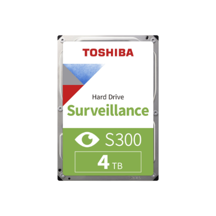SALE OUT. | Toshiba S300 Surveillance Hard Drive | HDKPB08Z0A02S | 5900 RPM | 4000 GB | REFURBISHED