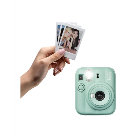 Fujifilm Instant Camera | Instax mini 13 + Instax Mini Glossy (10pl) | Green | 0.3m - ∞ | 800