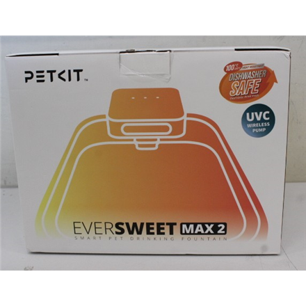 SALE OUT. Petkit P4116 UVC Eversweet Max-100 UVC (CT-W3-100-UVC) | PETKIT Drinking Fountain | Eversweet Max 2 UVC | Capa
