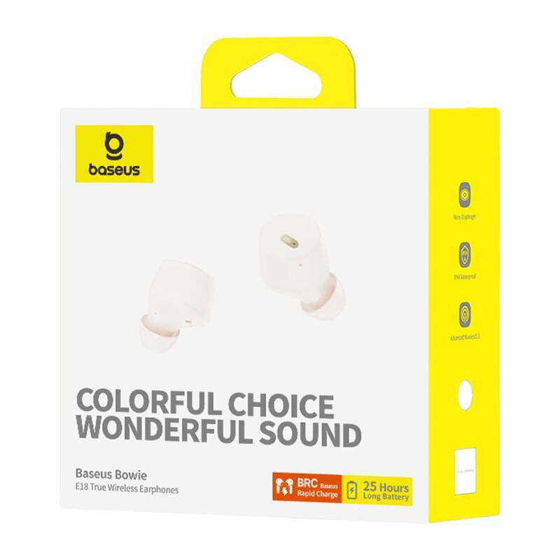 Earphones TWS Baseus Bowie E18 (white) - Product Image 6