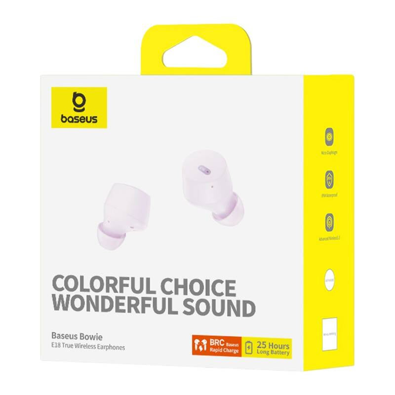 Earphones TWS Baseus Bowie E18 (purple) - Product Image 6